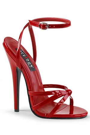 Red Stiletto Heel Wrap Around Heels - Spicy Lingerie