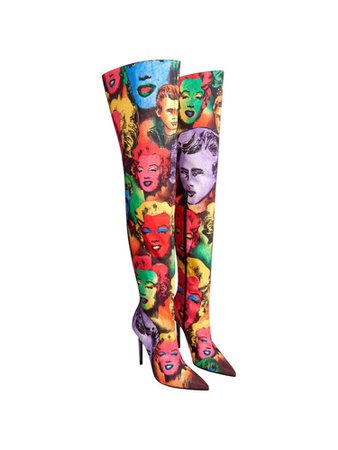 VERSACE ANDY WARHOL BOOTS