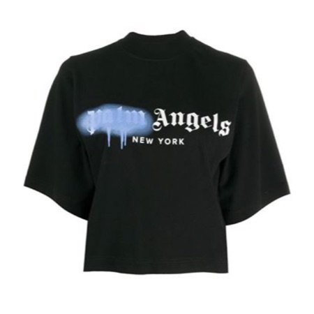 PALM ANGELS crop t shirt