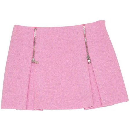 moschino cheap & chic wool mini skirt
