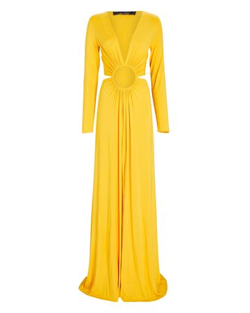 Sid Neigum Cut-Out Dress In Yellow | INTERMIX®