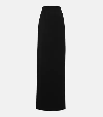 saint laurent ysl black skirt
