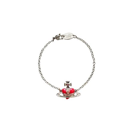INTO IT ( ¤̴̶̷̤́ ‧̫̮ ¤̴̶̷̤̀ ) sur Instagram : Vivienne Westwood Heart Orb Bracelet Price: 120 USD Purchase on website or Tap to Shop #archive #repurpose #luxury #lux #jewlery…