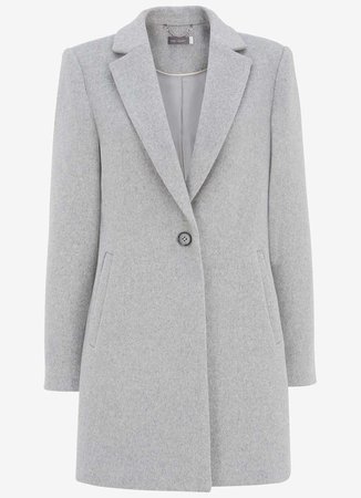 Light Grey Boyfriend Coat