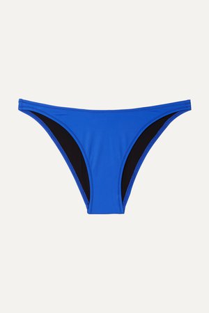 Bright blue The Zoey bikini briefs | Solid & Striped | NET-A-PORTER