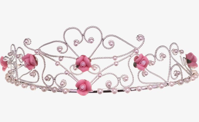 pink rose crown