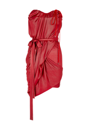 red viscose dress cocktail Vivienne Westwood