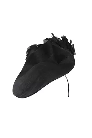 Floral Wave Hat Black – Suzannah London