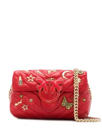Pinko Love Embellished Shoulder Bag - Farfetch