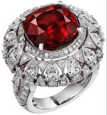 cartier white gold white ruby ring - Google Search