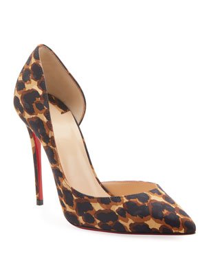 Christian Louboutin Apostrophy Pointed Red-Sole Pump | Neiman Marcus