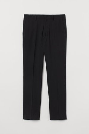 Slim Fit Suit Pants - Black - Men | H&M US