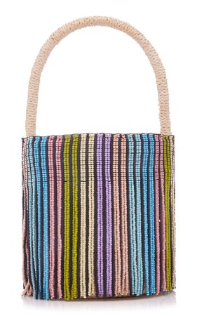 Beaded Straw Mini Bag by Sensi Studio | Moda Operandi