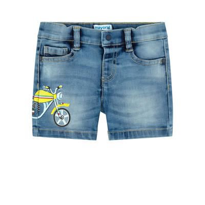 Stone-washed jean shorts Mayoral for babies | Melijoe.com