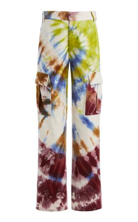 Ivan Tie Dyed Cashmere Cargo Pants by Gabriela Hearst | Moda Operandi