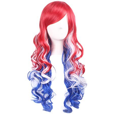red blue and white hair - Google Search