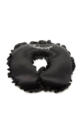 Ruffled Silk Satin Neck Pillow By Balenciaga | Moda Operandi
