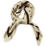 neutral patterned silk scarf - Google Search