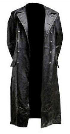 black trench coat