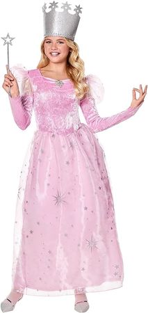 Amazon.com: Spirit Halloween The Wizard of Oz Kids Glinda Costume - L | Officially Licensed | Good Witch | Wicked | Halloween Costumes for Children : Toys & Games