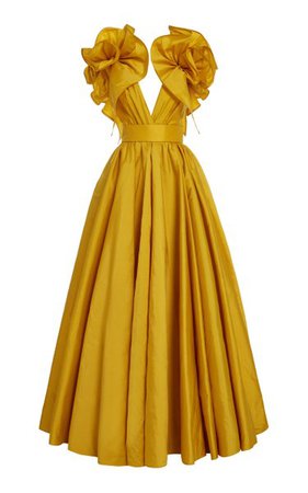 Ruffled Taffeta Gown By Elie Saab | Moda Operandi