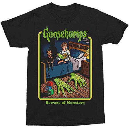 Amazon.com: Changes Goosebumps Bedtime Retro Scary T-Shirt: Clothing