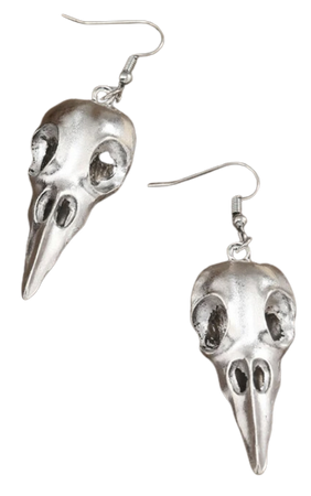 Bird Skull Earrings