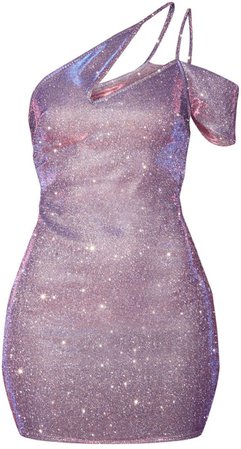 purple  glitter dress PLT