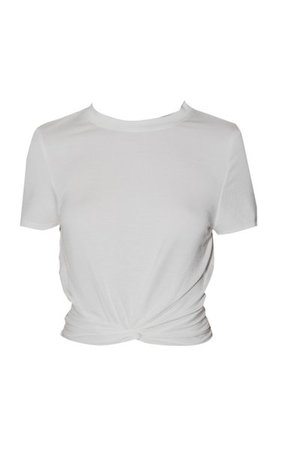 Girasol Cotton Knot T-Shirt By Andres Otalora | Moda Operandi