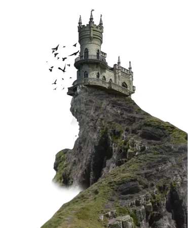 castle on a cliff
