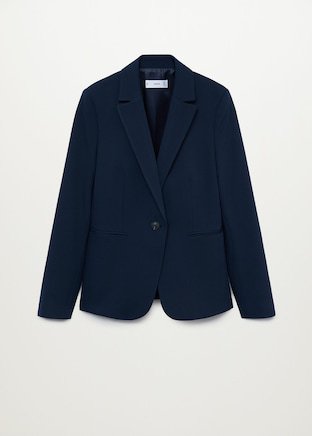 Fitted essential suit jacket - Woman | Mango India