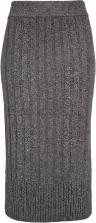 Ribbed Sweater Skirt