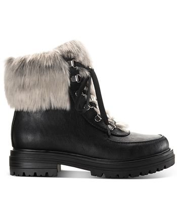 Sun + Stone Orlaa Cold-Weather Lug Sole Boots, Created for Macy's & Reviews - Boots - Shoes - Macy's