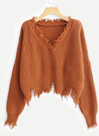 Frayed Sweater