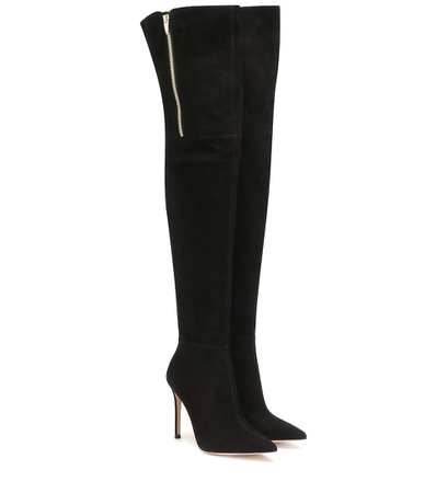 Suede Over-The-Knee Boots - Gianvito Rossi | Mytheresa