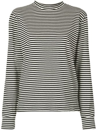 Re/Done Striped Long Sleeves Sweatshirt - Farfetch