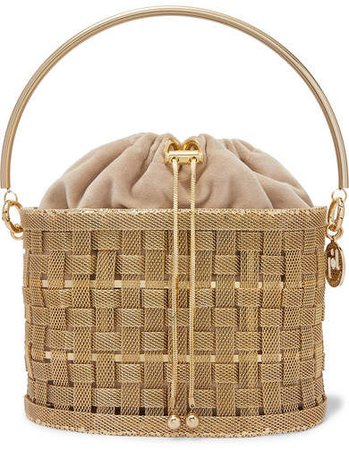 Perseo Gold-tone Tote