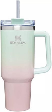 Amazon.com: Stanley Adventure 40oz Stainless Steel Quencher Tumbler-Spearmint/Parfait Ombre : Home & Kitchen