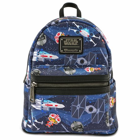 Loungefly x Star Wars Chibi Ships Print Mini Backpack - Backpacks - Bags