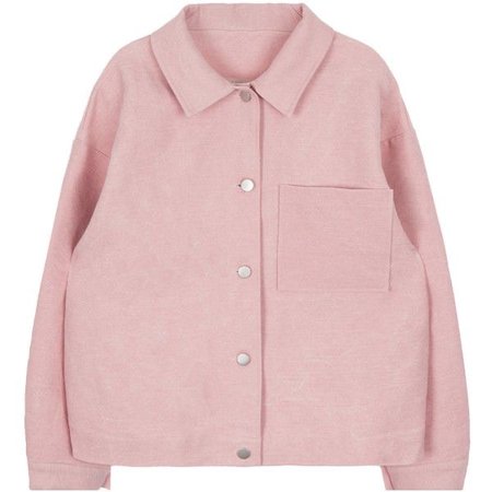 Solid Color Button-Down Jacket ($57)