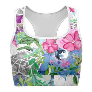Cancer Floral Sports Bra – Figment365