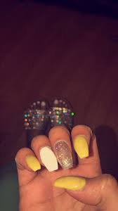 white and yellow nails - Google Search
