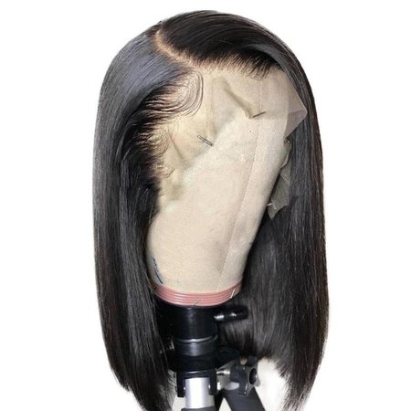 BOB Plucked Remy Human Hair Lace Front Wig Brazilian Glueless Full Lace Wigs | Wish