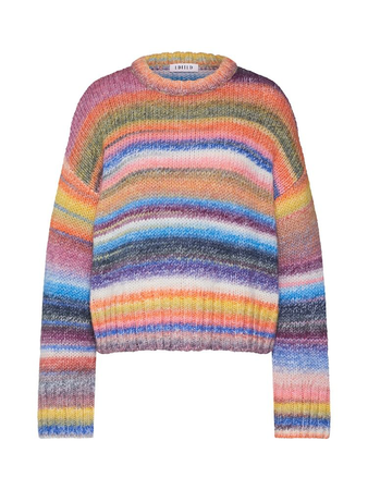 rainbow stripe jumper