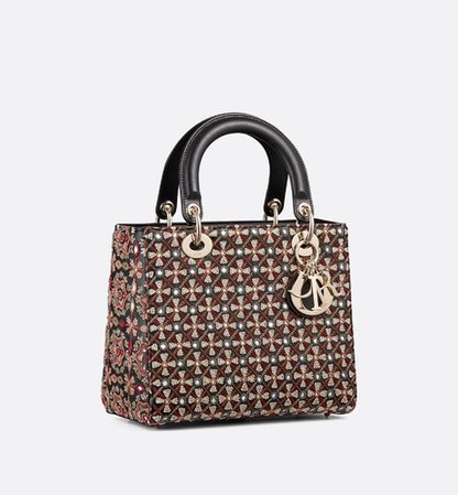 Lady Dior embroidered bag - Bags - Women's Fashion | DIOR