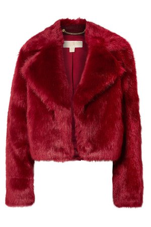 MICHAEL Michael Kors | Cropped faux fur jacket | NET-A-PORTER.COM