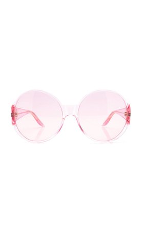 Acetate Round Frame Sunglasses By Gucci | Moda Operandi