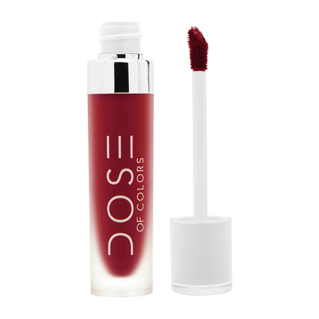 EXTRA SAUCY - Deep Red Liquid Matte Lipstick - Dose of Colors
