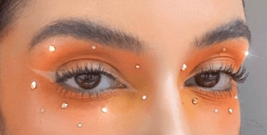 orange makeup