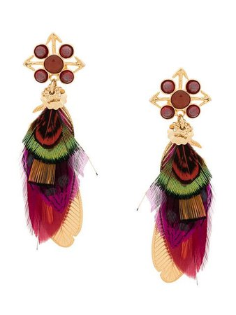 Gas Bijoux feather earrings